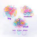 Multi Candy Color Baby Girl's Kids Hair Holder Hair Ties Elastic Rubber Bands (small(2000pcs), Muti-color 10) MIUANCE