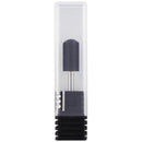 USA Pana 3/32" Safety Nail Carbide - Smooth Round Top Large Barrel Head for Electric Dremel Drill Machine - Grit Size: (5XC to Extra Fine) (Fine, Large Barrel - DLC Black) PANA