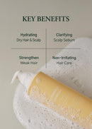 laferme Laminaria Shampoo with Organic Ingredient, Korean Clarifying Shampoo, Hydrating for Dry Hair, Strengthening for Weak Hair, Sulfate & Paraben-Free, for Women & Men, 33.8 FL OZ, Pine Eucalyptus Infinity Warehouse