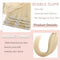22 Inch Long Clip in Human Hair Extensions 70g Thin 8 Pcs 18 Clips Standard Weft Straight Clip on 100% Human Hairpieces for Women Beauty #60 Platinum Blonde Hairro Store