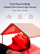 JMOON by Ulike ReGlow Max, Red Light Therapy for Face, Medical-Grade Red Light Therapy for Anti-aging, Blue Light Therapy for Acne | 3 Modes, 464 LEDs, 1040 cm² Large Area for Full-Body Care, Foldable Infinity Warehouse
