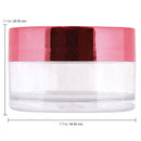 Beauticom 20g/20ml USA Acrylic Round Clear Jars with Lids for Lip Balms, Creams, Make Up, Cosmetics, Samples, Ointments and other Beauty Products (12 Pieces, Rose Gold Lid (Flat Top)) Beauticom