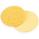 ForPro Compressed Cellulose Sponge - Round Face and Body Sponge - Natural Yellow - 2.75’’ - 12-Count ForPro Professional Collection