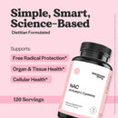Wholesome Story NAC Supplement N Acetyl Cysteine 600 mg | Liver, Lung & Fertility Support | 120 Capsules | 120 Serving Supply (Pack of 2) Infinity Warehouse
