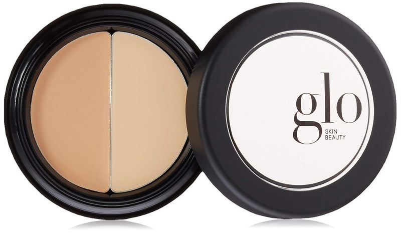 Glo Skin Beauty Under Eye Concealer Makeup with Duo Shades for Custom Blending - Corrects & Conceals Dark Circles & Redness - Buildable Longwearing Coverage (Natural) Infinity Warehouse