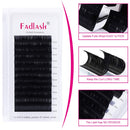Eyelash Extension Supplies 2 Trays .10 .15 .20 .25 Individual Lashes Premium Single Eyelashes 8-14mm and 15-20mm Classic Lash Extensions (0.10-D, 8-14+15-20mm Mixed Tray) FADLASH Store