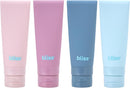 Bliss Travel Bottles Set TSA Approved Leak-Free Refillable Toiletries Infinity Warehouse