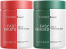 Codeage InstantFood Easy Veggies + Fast Fruits Bundle – Vegetable & Fruit Blend Capsule Supplement – Plant-Based Phytonutrient Formula – Vegan, Non-GMO – 180 Capsules Infinity Warehouse