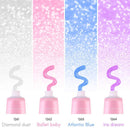 Makartt Poly Nail Extension Gel Kit Rainbow Color with Jelly Glitter Poly Nail Extension Gel Kit Bundle Makartt