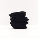 Kitsch Eco-Friendly Nylon Hair Elastics, Hair Ties for Women, Elastic Hair Bands, 20 Count (Black) Kitsch