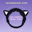 I DEW CARE Kitten My Balance On Facial Treatment Set + Soft Silicone Face Mask Brush + Black Cat Spa Headband Bundle I DEW CARE
