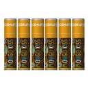 LIP BALM Mongo Kiss 6-Pack (6 tubes) Vanilla Honey by Eco Lips 100% Organic Beeswax & Cocoa Butter Lip Care with Organic Mongongo Oil - Soothe & Moisturize Dry and Cracked Lips - Made in USA Eco Lips