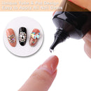 Makartt Nail Rhinestone Glue Gel 1.06oz Nail Lamp Needed Gem Glue Gel Super Strong Adhesive Nail Gel for Nail Glitter Nail Gems Nail Jewels Nail Crystals Nail Beads Nail Diamonds 3D Nail Charm Sequins Makartt