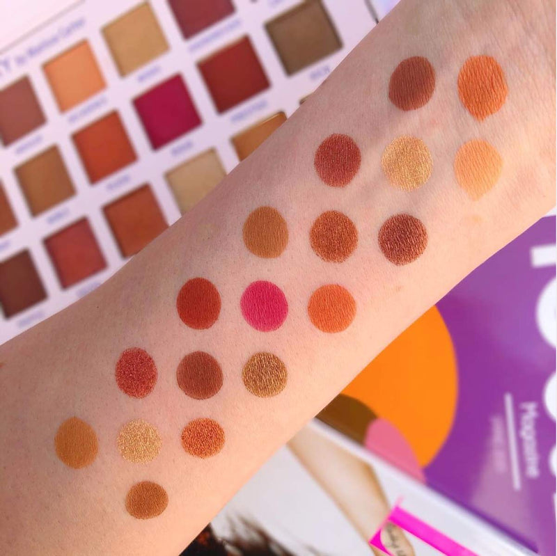 Carter Beauty 18 Shade Palette - Warm Velvet Palette For Women - The Ultimate Glam Eyeshadow Collection For Versatile Eye Looks - Bendable Matte And Metallic Shades - Vegan, Cruelty Free - 180.4 OZ Carter Beauty By Marissa Carter