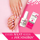 Nail Tek Foundation 3, Ridge Filling Strengthening Base Coat for Hard and Brittle Nails, 0.5 oz, 1-Pack Nail Tek