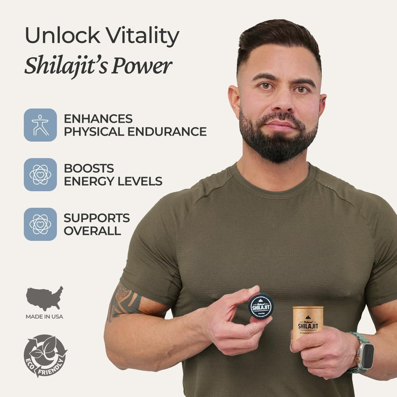 NATURAL SHILAJIT Capsules (1-2 Months Supply) - 60 Count - Shilajit for Men & Women with Fulvic Acid & Trace Minerals, Plant Based Nutrients for Energy, Immune Support & Vitality Infinity Warehouse