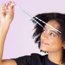 Bunzee Bands - NEW Ultimate Headband Hair Tie for Thick Heavy Natural Kinky & Curly Hair. Adjustable Sizing for the Perfect Ponytail, Hair Bun, High Puff and Updos - PATENT PENDING (Pack of 1, Black Striped) Bunzee Bands