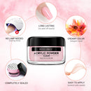 Modelones Acrylic Powder Set - 12 Colors Morandi Acrylic Nail Powder Kit Professional Polymer Glitter Powder Nail Set for Acrylic Nails Extension, Beginner Friendly, No Nail Lamp Needed modelones