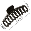 Large Hair Claw Clip for Women - 4.3″ Jumbo Hair Clips Strong Hold Hair Catch Barrette Jaw Clamp for Thick/Thin Hair Tortoise Barrettes Celluloid Big Fashion Hair Styling Accessories Girls (6 Packs) SUNCHARM