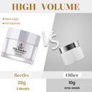 Beetles Nail Dip Powder Clear Color(1oz) for French Nail Manicure Nail Art, No Nail Lamp Needed, Long-Lasting, Strengthen Nail, Need Dip Powder Base Activator and Top Coat beetles Gel Polish