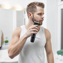 Cordless Rechargeable Hair Clipper Trimmer, 19 in 1 Pro Complete Hair Cutting Kit for Men Women Children with 9 Guide Combs, Hair Cape, Scissors, 40 Precision Length Settings, LED Display, Waterproof Himimi