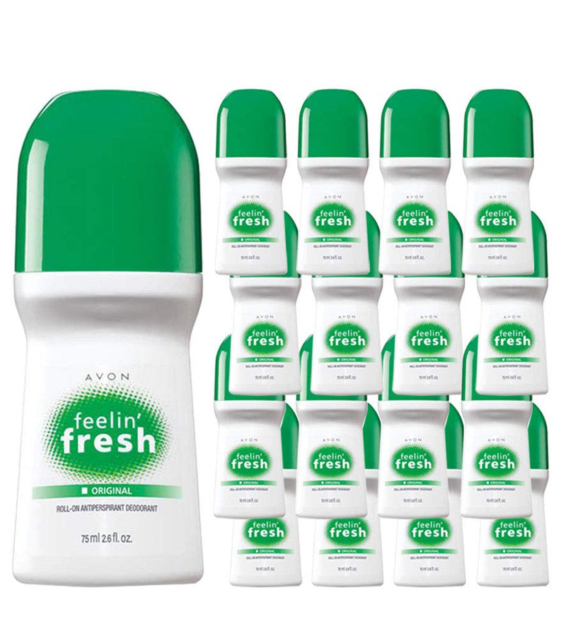 Avon Feelin' Fresh Roll-on Anti-perspirant Deodorant Size 2.6 oz (20-Pack) AVON