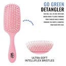 Wet Brush Hair Brush Go Green Treatment & Shine, Eco-Friendly, biogradable, Shine-boosting bursh With Soft Bristles, Minimizes Pain, Removes knots (Watermelon Oil) Wet Brush Store