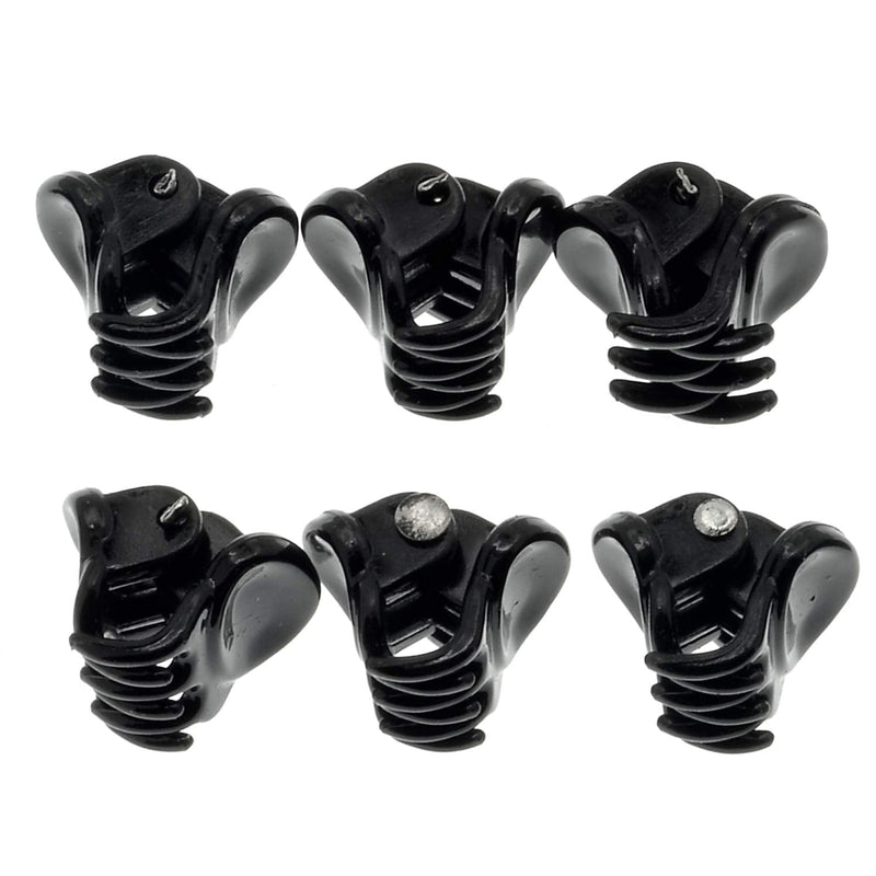 Camila Paris AD116/6 French Hair Clips for Women, Set of 6 Extra Small Girls Hair Claw Clips Jaw Fashion Durable Styling Hair Accessories for Women, Strong Hold No Slip Grip, Made in France Camila