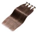 18 Inches I Tip Remy Human Hair Extensions 100 Strands/Pack Pre Bonded Keratin Stick In Hair Extensions Cold Fusion Hair Piece Long Straight For Women