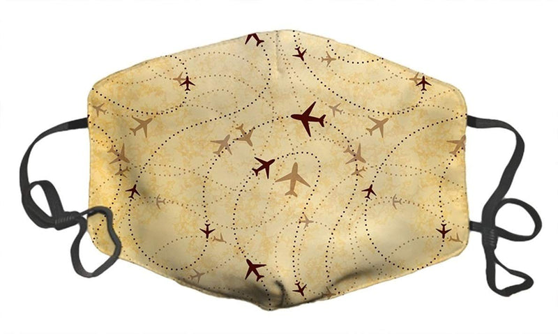 YunShop Image Pattern Unisex Dust Cotton Cover Washable Reusable Cotton Fabric Beauty Decoration Shield (Thin Blue Line American Flag) XUTAI