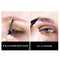 Music Flower Dual Tipped Eyebrow Pen Ultra Slim Definer for outlining and filling Creates Natural Looking Brows (Pack of 2, Brown) Music Flower Store