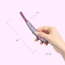 Panasonic Facial Hair Trimmer for Women ES2113PC, with Pivoting Head and Eyebrow Trimmer Attachments, Dry Use, Battery-Operated Panasonic