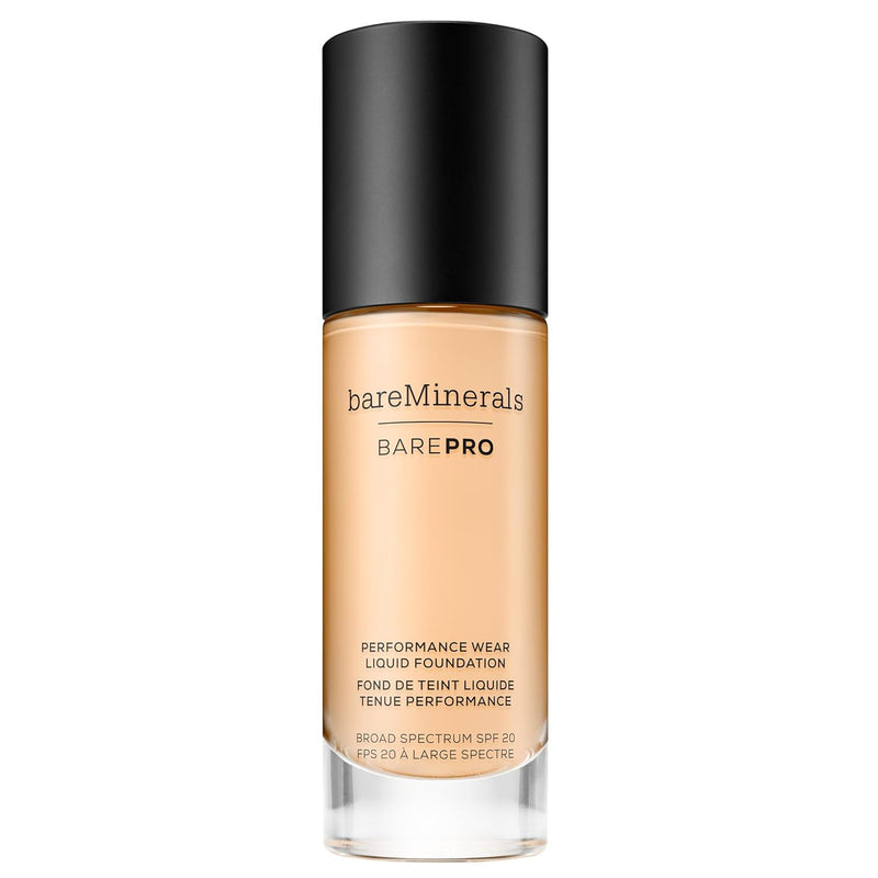 bareMinerals Barepro Performance Wear Liquid Foundation SPF 20, Breathable Makeup for Face, Full Coverage, 24HR Wear, Natural Matte Finish, Vegan Infinity Warehouse