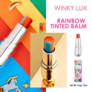 Winky Lux | Rainbow Tinted Lip Balm | pH Lipstick | Tinted Lip Balm | Color Changing Lipstick | With Jojoba Oil | Pineapple Scent, .13 oz Winky Lux