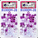 Crispy Collection Glitter Color Plastic Beads For Braid Hair Two Pack Tara Toys