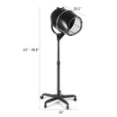 Artist Hand Bonnet Hair Dryer Adjustable Professional Hood Dryer Stand Up Rolling Base with Wheels Salon Equipment Artist hand
