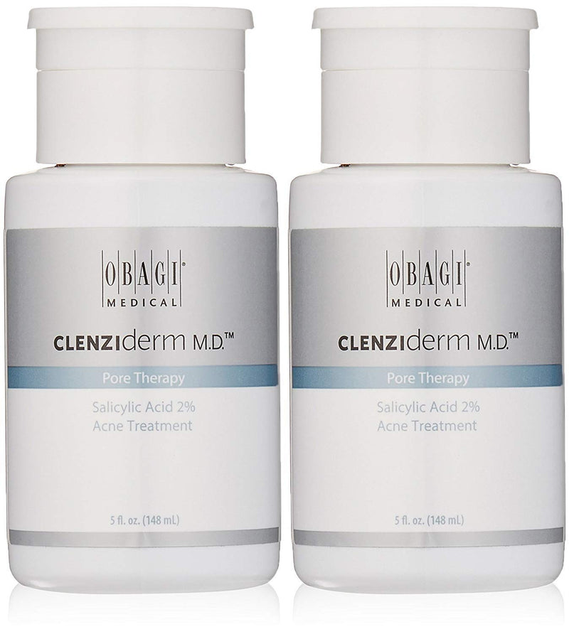 Obagi Medical CLENZIderm M.D. Pore Therapy Salicylic Acid 2% Acne Treatment, 5 Fl Oz Pack of 2 martinandmark.com