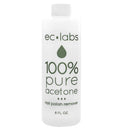 EC Labs Nail Polish Remover, 100% Professional Pure Acetone Ultra-Powerful and Quick for Natural, Gel, Acrylic, Shellac Nails and Dark Colored Paints – 8 Fl. Oz ec labs