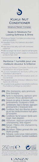 L’ANZA Healing Moisture Kukui Nut Conditioner – Renews Strength, Replenishes Moisture, for a Perfect Silky Look | Suitable for All Hair Types (8.5 Fl Oz) L'ANZA