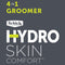 Schick Hydro Skin Comfort Beard Groomer, 4-in-1 Power Razor and Trimmer for Men, 1 Handle and 5 Refills Schick