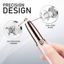 Rechargeable Eyebrow Hair Remover Painless-Precision Eyebrow Trimmer Eyebrow Razor Tool For Face Lips Nose Facial Hair Removal for Men Women Reazeal Reazeal