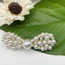 Bowknot Pearl Bun Hair Pin Topknot Disk Hair for women girls nobranded