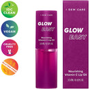 I Dew Care Lip Oil Gloss - Glow Easy | Tinted Moisturizing Jojoba Seed Oil with Vitamin C, 0.12 Fl Oz I DEW CARE