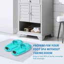 Meidong Silicone Shower Foot Scrubber Personal Foot Massage and Cleaning, Non-slip Foot Scrubber for Men and Women (1PCS Green) meidong Store