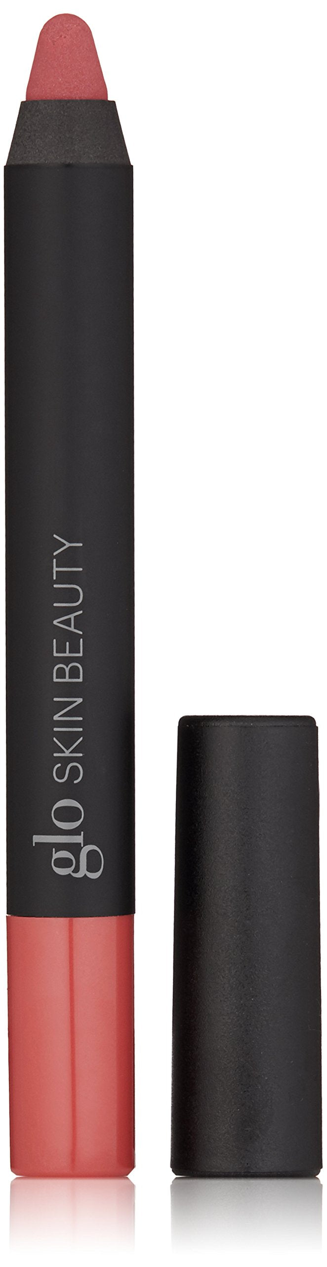 Glo Skin Beauty Suede Matte Lip Crayon in Demure - Earthy Mauve - Chunky Long Lasting Lipstick, 7 Shades, 2.5 g Glo Skin Beauty