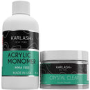 Karlash Professional Polymer Kit Acrylic Powder Crystal Clear 2 oz and Acrylic Liquid Monomer 4 oz for Doing Acrylic Nails, MMA free, Ultra Shine and Strong Nails Acrylic Nail Kit Karlash Store