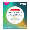 MegRhythm by Kao Gentle Steam Eye Mask, Citrus, Soothing Steam Eye Mask, Rejuvenates Eyes, Reduces Tension, 5 Count, Dermatologist and Ophthalmologist Tested MegRhythm
