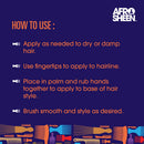Afro Sheen Slick Back Cream Styler. Contains Shea Butter to smooth & holds. 6 Oz. Afro Sheen