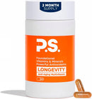 PS Longevity Anti-Aging Multivitamin, Urolithin A & CoQ10, 60 Day Refill Infinity Warehouse