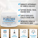 Urea Cream 40% Plus Salicylic Acid, 3-Pack, Callus Remover Hand Cream Foot Cream For Dry Cracked Feet, Hands, Heels, Elbows, Nails, Knees, Intensive Moisturizes & Softens Skin, Exfoliates Dead Skin Ebanel Store
